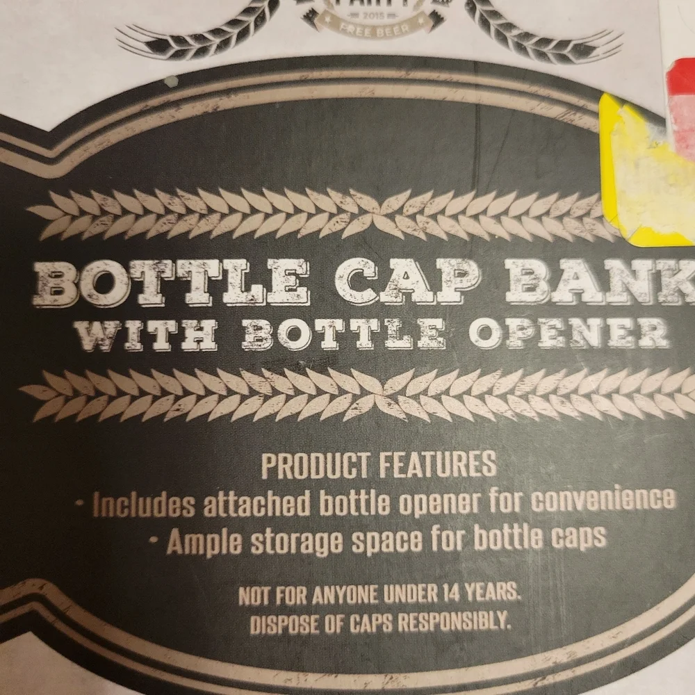 Beer Socks (2 pr) & Bottle Cap Bank* ~ Festive & Fun! NWT  FINAL PRICE!